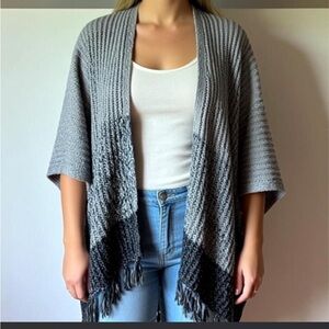 Gray Women's Comfy Shawl